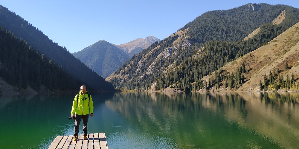 <p>Kolsay first lake, photo by Azamat Mukhametzhanov</p>
