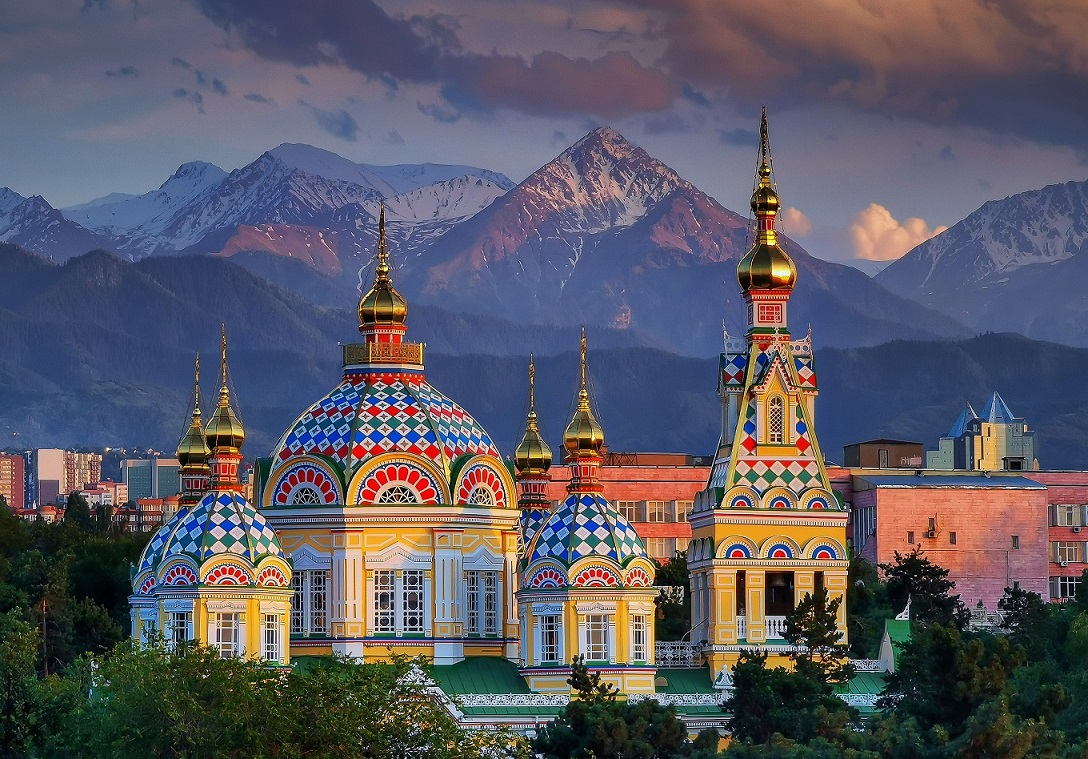Ascension Cathedral in Panfilov Park, Almaty