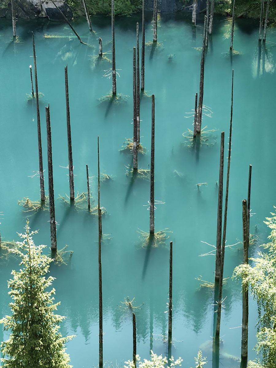 <p>View of Lake Kaindy, photo by Azamat Mukhametzhanov</p>
