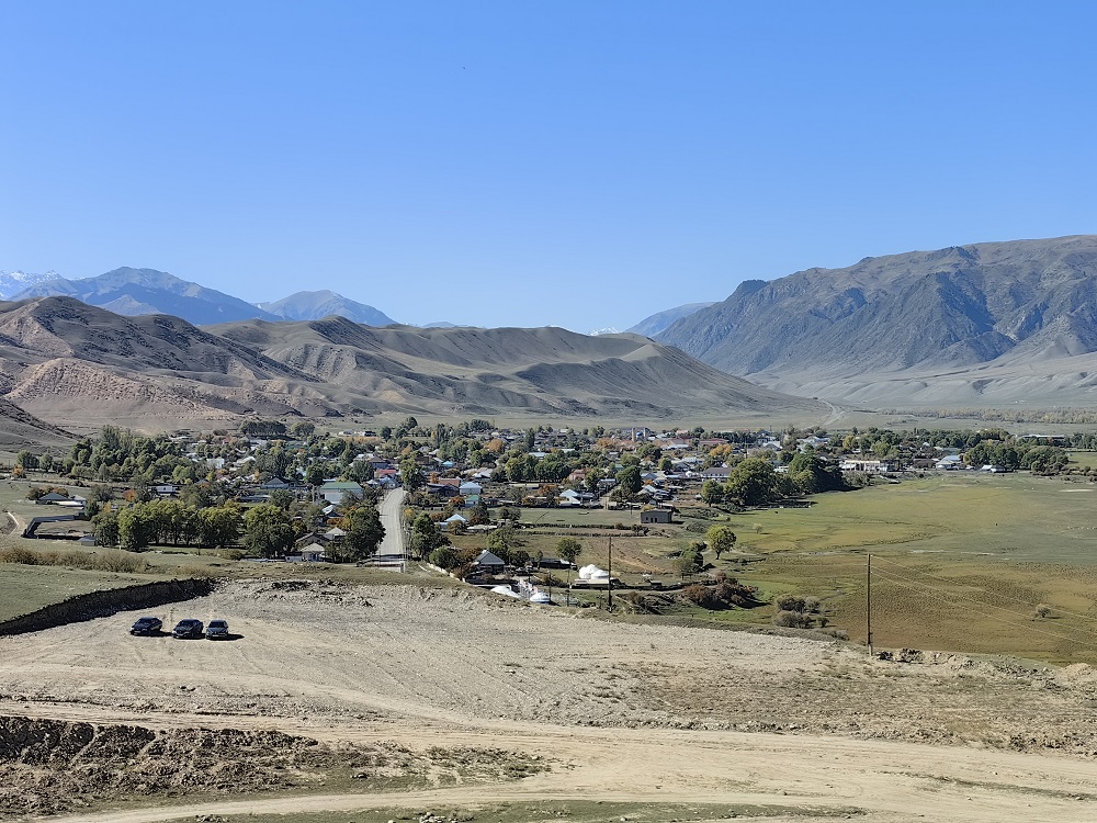 <p>Saty village, view from the Kaindy gorge, photo by Azamat Mukhametzhanov</p>
