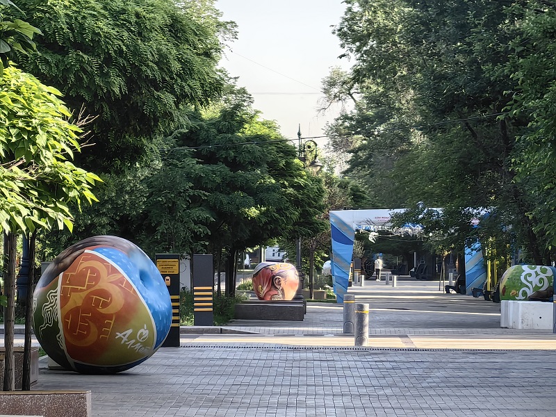 Panfilov street, Almaty