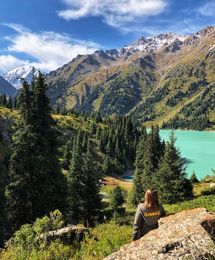 <p>View of the Big Almaty Lake</p>
